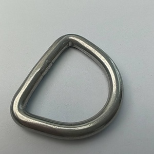 Anillos en D de metal de acero inoxidable soldados sin costuras