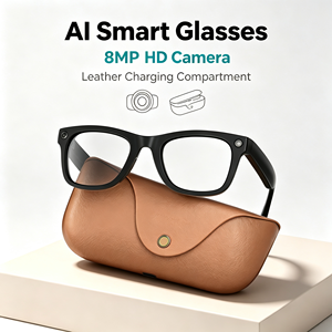 Gafas inteligentes con IA y estuche 2000 mAh
