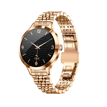 Reloj inteligente de lujo para mujer con pantalla AMOLED y acabados premium