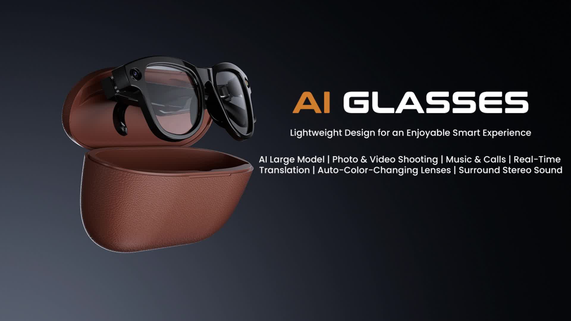 Miniatura del vídeo de prueba de gafas inteligentes con cámara HD