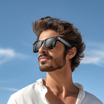 Gafas inteligentes con llamada Bluetooth y cancelación de ruido ambiental