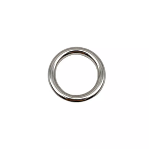 Anillo redondo soldado de acero inoxidable AISI 316