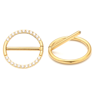 Anillos para pezones de titanio ASTM F136