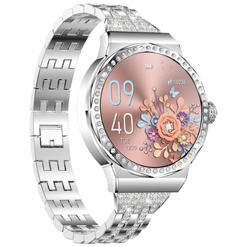 Reloj inteligente de moda para mujer con llamadas Bluetooth